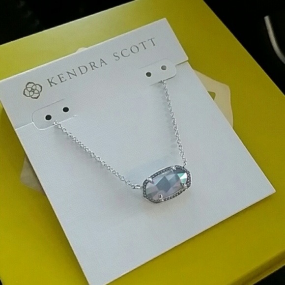 Kendra Scott Jewelry - Kendra Scott Iridescent Slate Elisa necklace